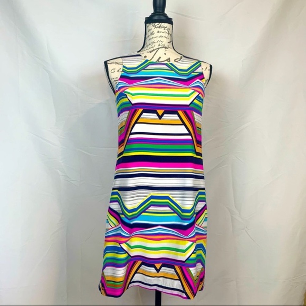 Amanda Uprichard Multicolor Pink Print Dress Sz. P